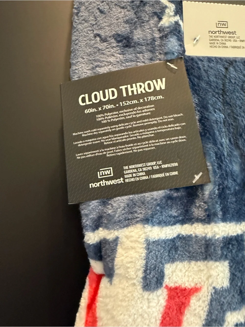 Pixar University Arizona Toy Story Cloud Throw Blanket - 60”x70”